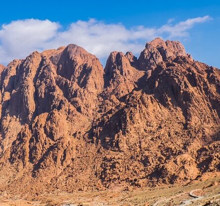 View from Mount Sinai. Egypt.