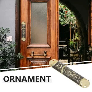 Mezuzah de metal / retrô